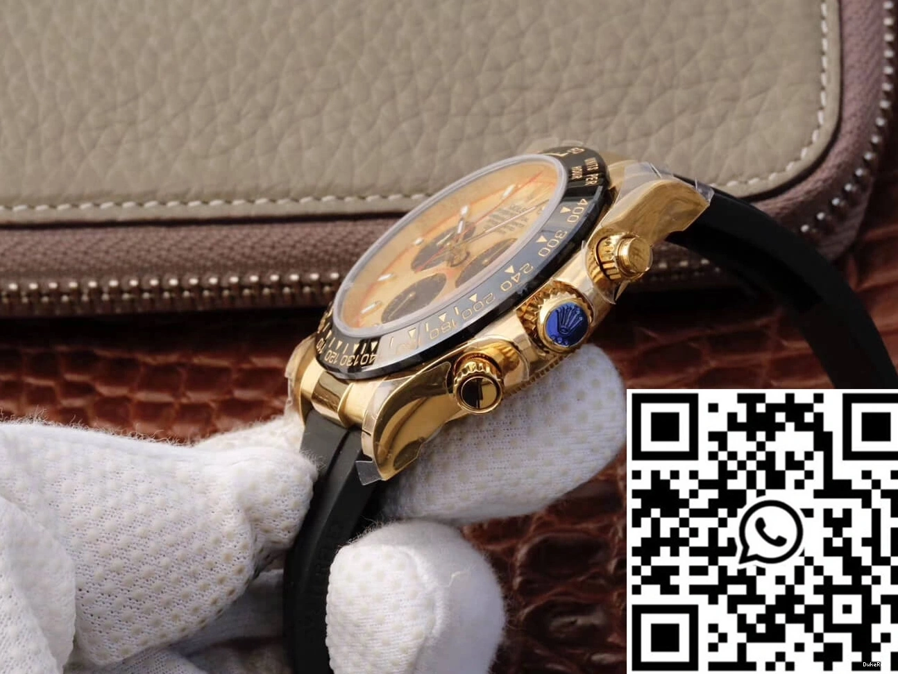 Factory Chronograph Black 116518ln Yellow Cosmograph V6 Daytona Rolex JH Gold 0219